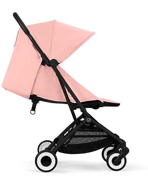 Cybex Stroller Orfeo - Candy Pink - Black Frame Detail Lights Strollers