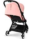 Cybex Stroller Orfeo - Candy Pink - Black Frame Detail Lights Strollers