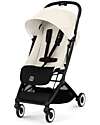 Cybex Stroller Orfeo - Canvas White - Black Frame Detail Lights Strollers
