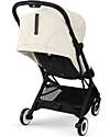 Cybex Stroller Orfeo - Canvas White - Black Frame Detail Lights Strollers