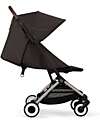 Cybex Stroller Orfeo - Chocolate Brown - Taupe Frame Detail Lights Strollers