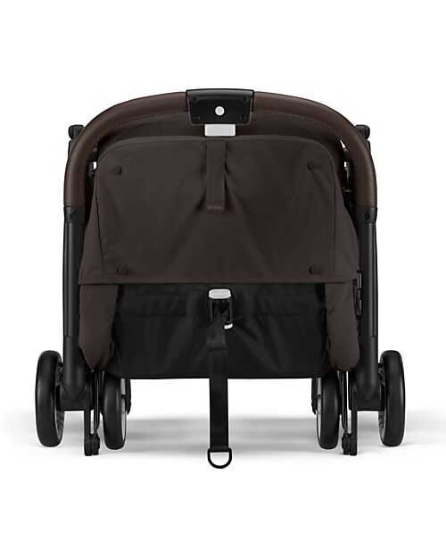 Cybex Stroller Orfeo - Chocolate Brown - Taupe Frame Detail Lights Strollers