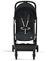 Cybex Stroller Orfeo - Magic Black - Black Frame Detail - New Model Lights Strollers