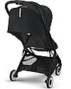 Cybex Stroller Orfeo - Magic Black - Black Frame Detail - New Model Lights Strollers