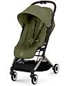 Cybex Stroller Orfeo - Moss Green - Taupe Frame Detail Lights Strollers