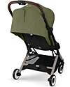Cybex Stroller Orfeo - Moss Green - Taupe Frame Detail Lights Strollers