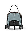 Cybex Stroller Orfeo - Stormy Blue - Stormy Blue - Taupe Frame Detail - New Model Lights Strollers