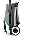 Cybex Stroller Orfeo - Stormy Blue - Stormy Blue - Taupe Frame Detail - New Model Lights Strollers