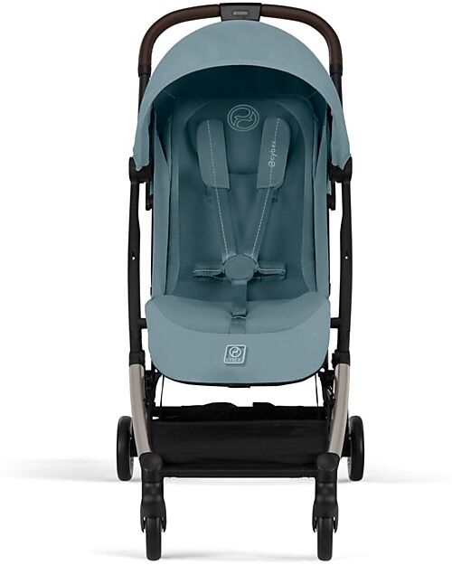 Cybex Stroller Orfeo - Stormy Blue - Taupe Frame Detail Lights Strollers