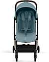 Cybex Stroller Orfeo - Stormy Blue - Taupe Frame Detail Lights Strollers