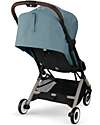 Cybex Stroller Orfeo - Stormy Blue - Taupe Frame Detail Lights Strollers