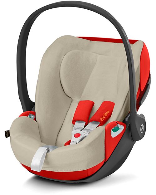 Cybex Summer Cover for Cloud Z2 car Seat - Bamboo - Beige Car Seat Accessories