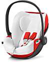 Cybex Summer Cover for Cloud Z2 car Seat - Bamboo - White Car Seat Accessories