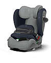 Cybex Summer Cover for Pallas G car Seat - Grey - Bamboo Car Seat Accessories