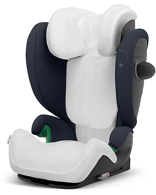 Cybex Summer Cover for Pallas G car Seat - White - Bamboo Car Seat Accessories