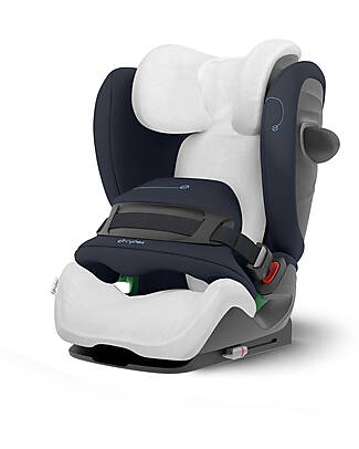 Cybex Summer Cover for Pallas G car Seat - White - Bamboo Car Seat Accessories
