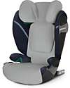 Cybex Summer Cover for Pallas S or Solution S Car Seat - Grey - Bamboo Car Seat Accessories