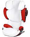 Cybex Summer Cover for Solution Z car Seat and Solution T - White - Bamboo Car Seat Accessories