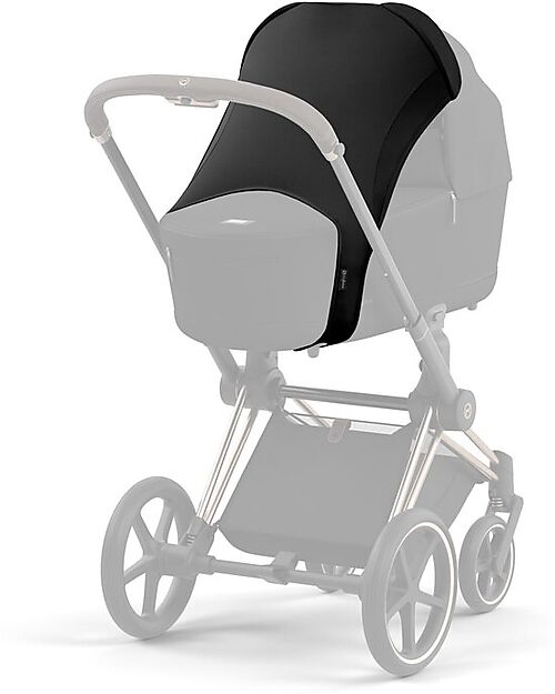 Cybex Sun Sail Canopy - Black - Protection from the sun’s rays! Foot Board