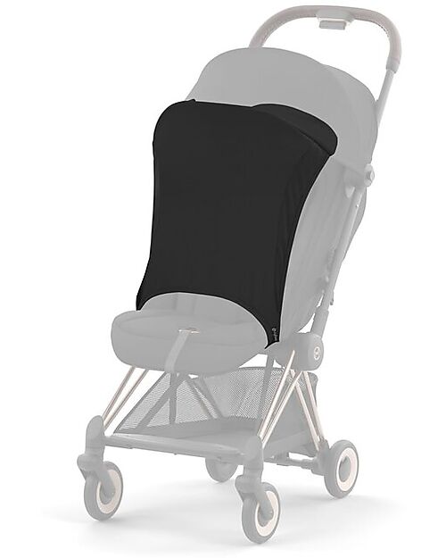 Cybex Sun Sail Canopy - Black - Protection from the sun’s rays! Foot Board
