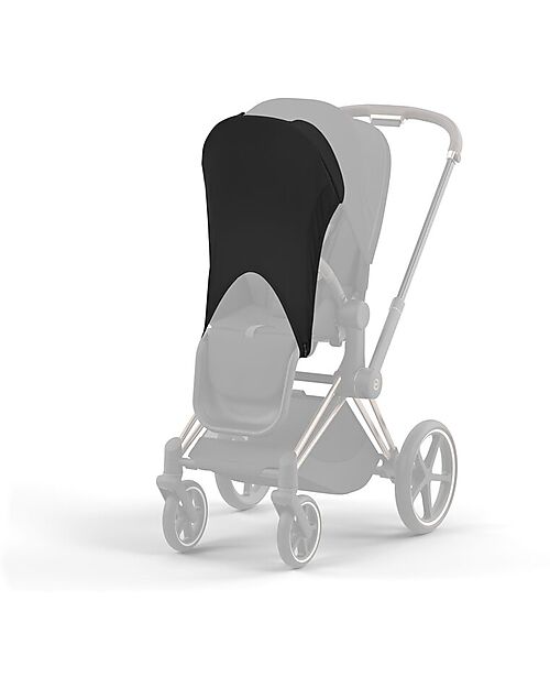 Cybex Sun Sail Canopy - Black - Protection from the sun’s rays! Foot Board