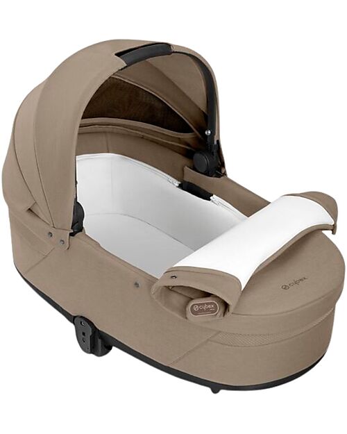 Cybex Trio Balios - Stroller Almond Beige - Carrycot and Car Seat Trio and Duo Strollers