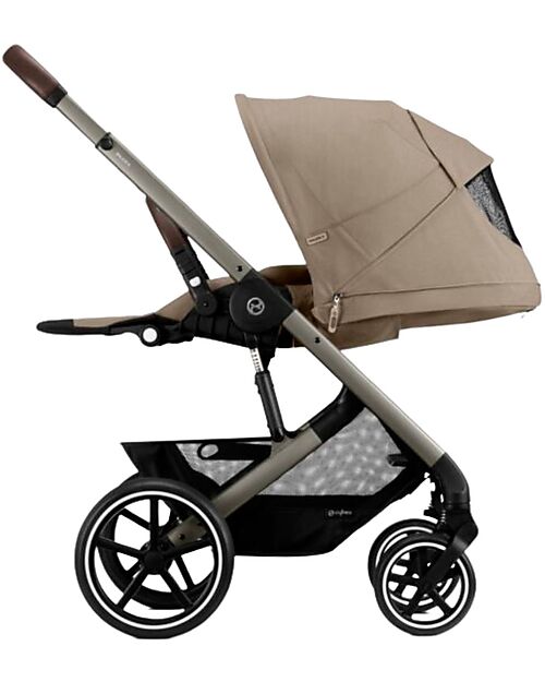 Cybex Trio Balios - Stroller Almond Beige - Carrycot and Car Seat Trio and Duo Strollers