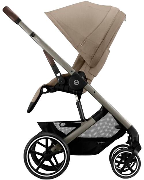 Cybex Trio Balios - Stroller Almond Beige - Carrycot and Car Seat Trio and Duo Strollers