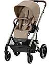 Cybex Trio Balios - Stroller Almond Beige - Carrycot and Car Seat Trio and Duo Strollers