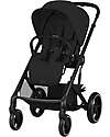 Cybex Trio Balios - Stroller Moon Black - Carrycot and Car Seat Trio and Duo Strollers