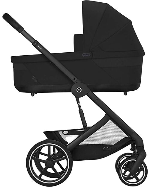 Cybex Trio Balios - Stroller Moon Black - Carrycot and Car Seat Trio and Duo Strollers