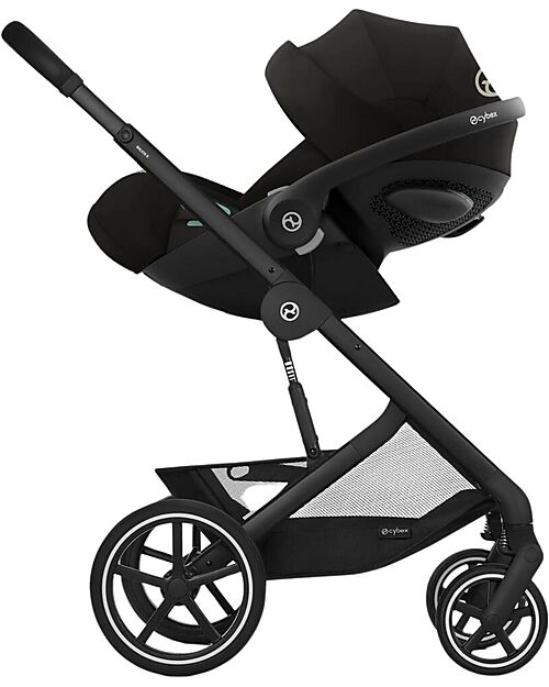 Cybex Trio Balios - Stroller Moon Black - Carrycot and Car Seat Trio and Duo Strollers