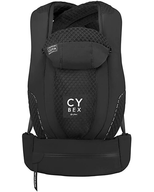 Cybex Urban Mobility Coya Baby Carrier - Black - From Birth to 15 Kg - Comfortable and Breathable Mesh Fabric Baby Carriers