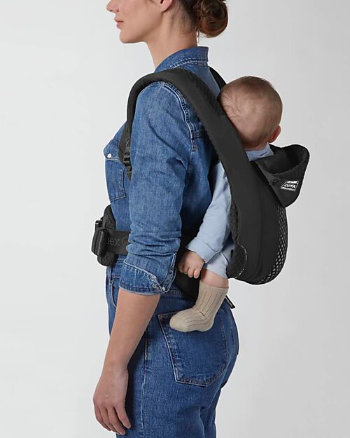 Cybex Urban Mobility Coya Baby Carrier - Black - From Birth to 15 Kg - Comfortable and Breathable Mesh Fabric Baby Carriers