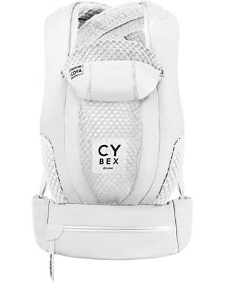 Cybex Urban Mobility Coya Baby Carrier - White - From Birth to 15 Kg - Comfortable and Breathable Mesh Fabric Baby Carriers