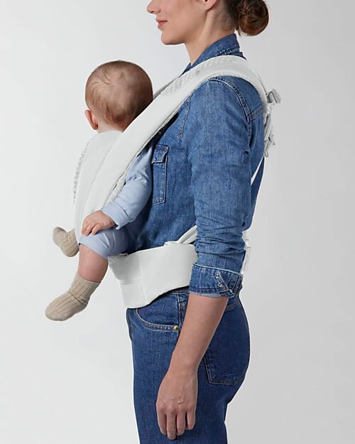 Cybex Urban Mobility Coya Baby Carrier - White - From Birth to 15 Kg - Comfortable and Breathable Mesh Fabric Baby Carriers