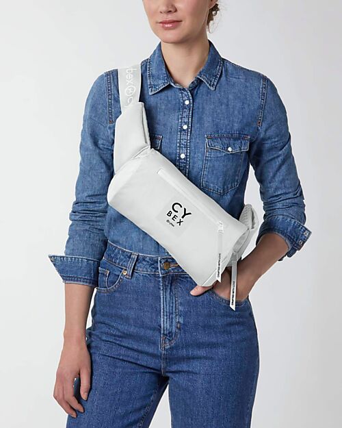 Cybex Urban Mobility Coya Baby Carrier - White - From Birth to 15 Kg - Comfortable and Breathable Mesh Fabric Baby Carriers