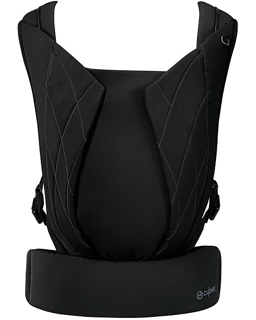 Cybex Yema Click Baby Carrier - Deep Black - from Birth to 15 Kg - Click-on and Click-off System Baby Carriers