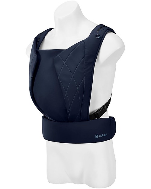 Cybex Yema Click Baby Carrier - Nautical Blue - from Birth to 15 Kg - Click-on and Click-off System Baby Carriers