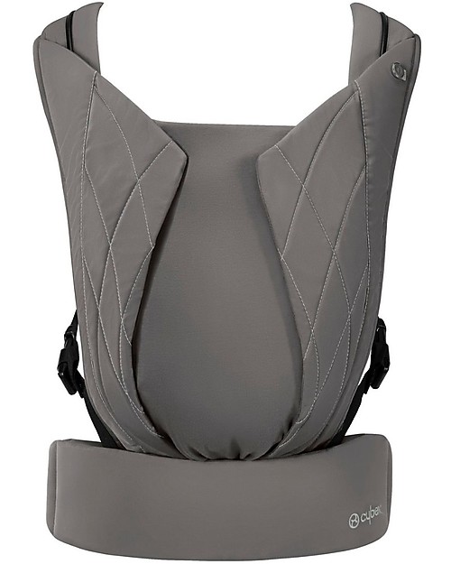 Cybex Yema Click Baby Carrier - Soho Grey - from Birth to 15 Kg - Click-on and Click-off System Baby Carriers