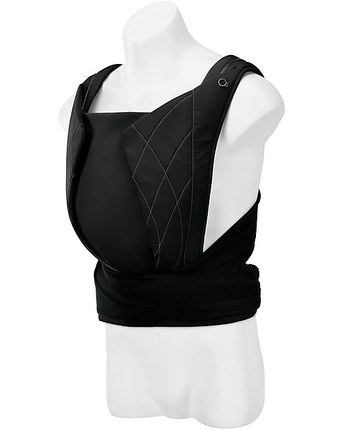 Cybex Yema Tie Baby Carrier - Deep Black - from Birth to 15 Kg - Ergonomic and Comfortable Baby Carriers