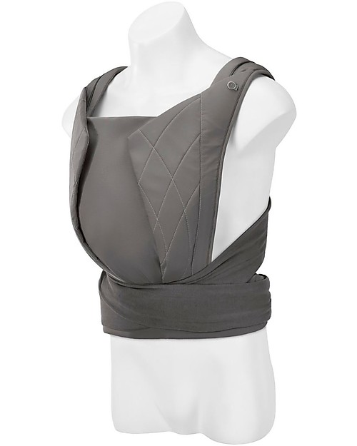Cybex Yema Tie Baby Carrier - Soho Grey - from Birth to 15 Kg - Ergonomic and Comfortable Baby Carriers