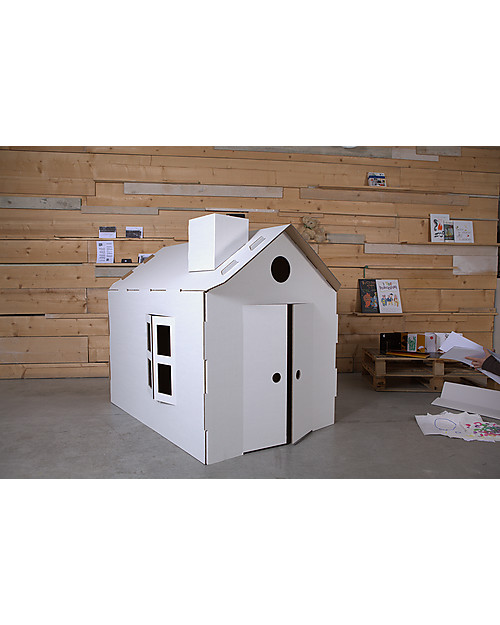 Decoramo Mìcasa, Recycled Cardboard House - 85 cm tall! Art & Craft Kits