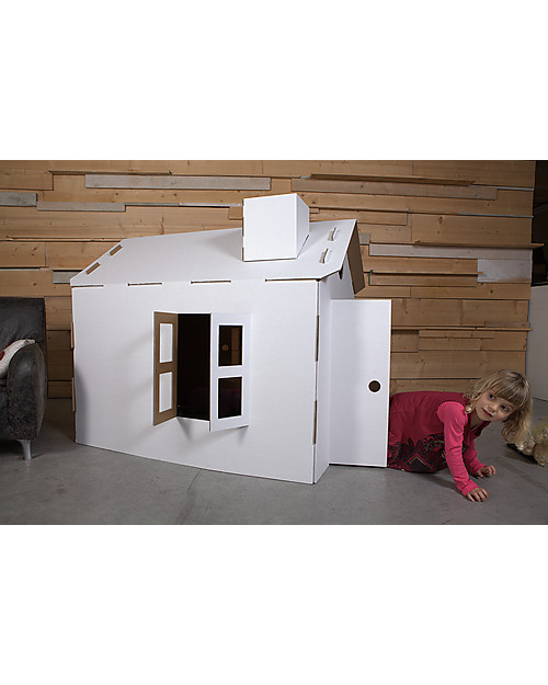 Decoramo Mìcasa, Recycled Cardboard House - 85 cm tall! Art & Craft Kits