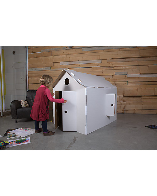 Decoramo Mìcasa, Recycled Cardboard House - 85 cm tall! Art & Craft Kits
