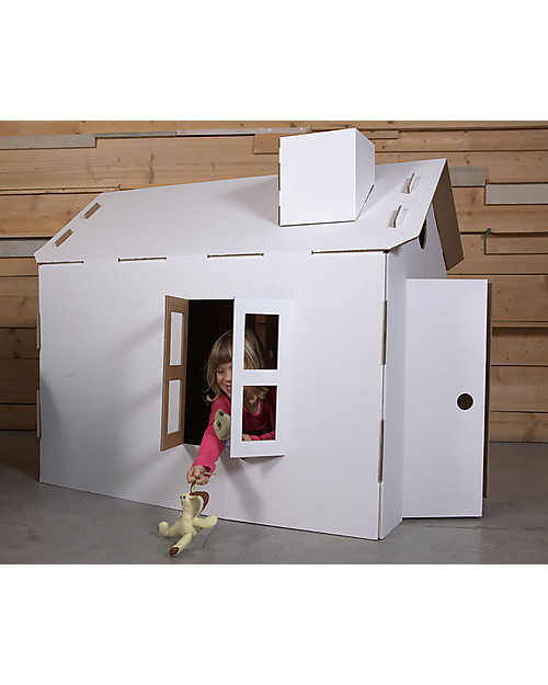 Decoramo Mìcasa, Recycled Cardboard House - 85 cm tall! Art & Craft Kits