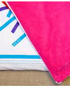 Deuz Baby Playmat Fuschia Pink/ Blue - Organic Padded Playmats