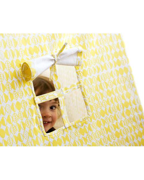 Deuz Kid's Tent - Fun "Go Camping" Playing Tent for Children - Yellow Leaves Tepees & Tents