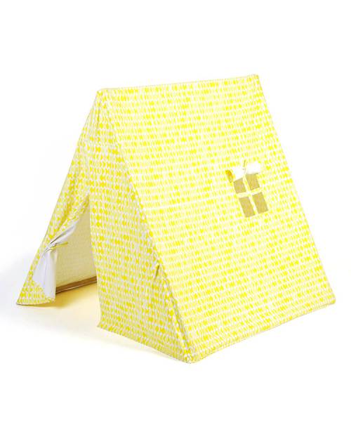 Deuz Kid's Tent - Fun "Go Camping" Playing Tent for Children - Yellow Leaves Tepees & Tents