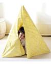 Deuz Kid's Tent - Fun "Go Camping" Playing Tent for Children - Yellow Leaves Tepees & Tents